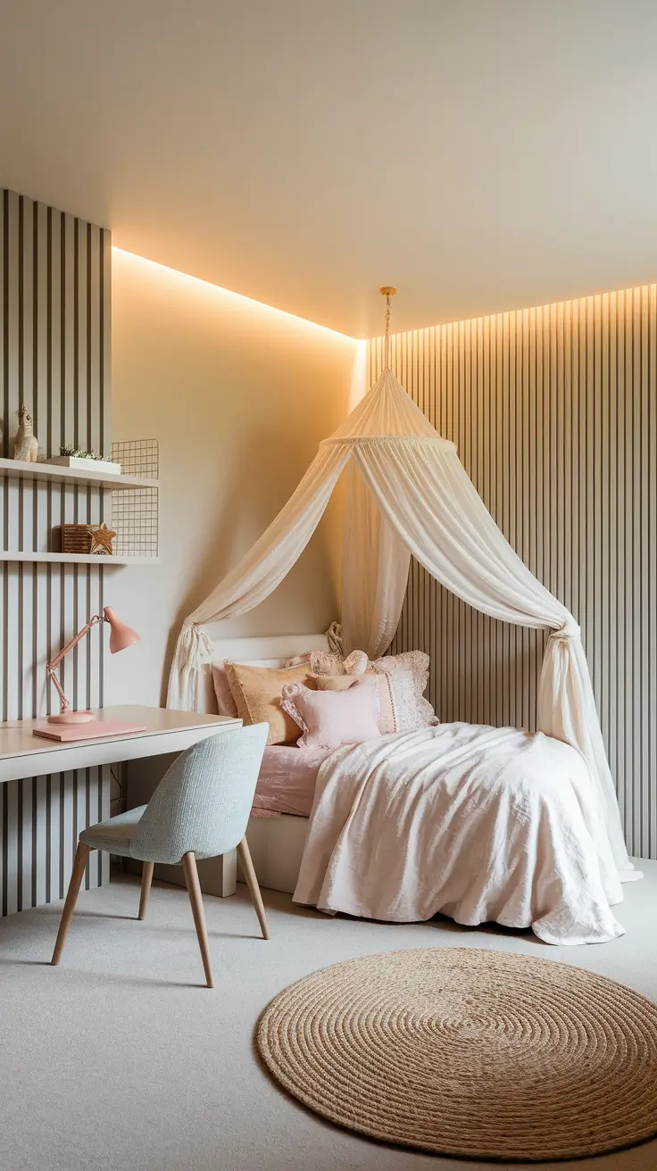 Girls Bedroom Ideas 2026: Aesthetic, Boho, Canopy, Pastel and Smart Storage