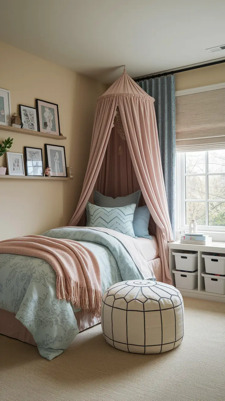Girls Bedroom Ideas 2026: Aesthetic, Boho, Canopy, Pastel and Smart Storage