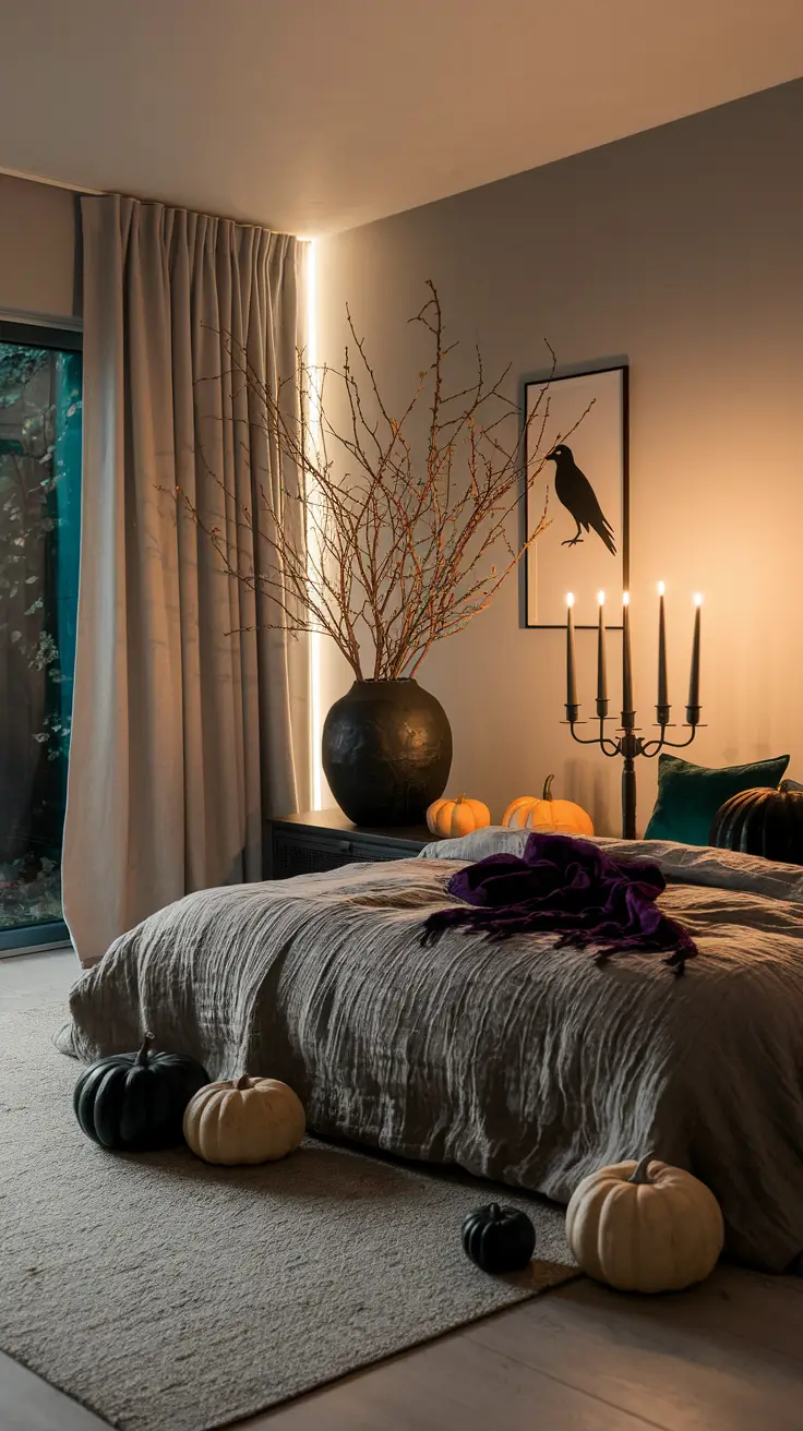 Halloween Bedroom Decor 2025 - Cozy, Aesthetic, Spooky Ideas