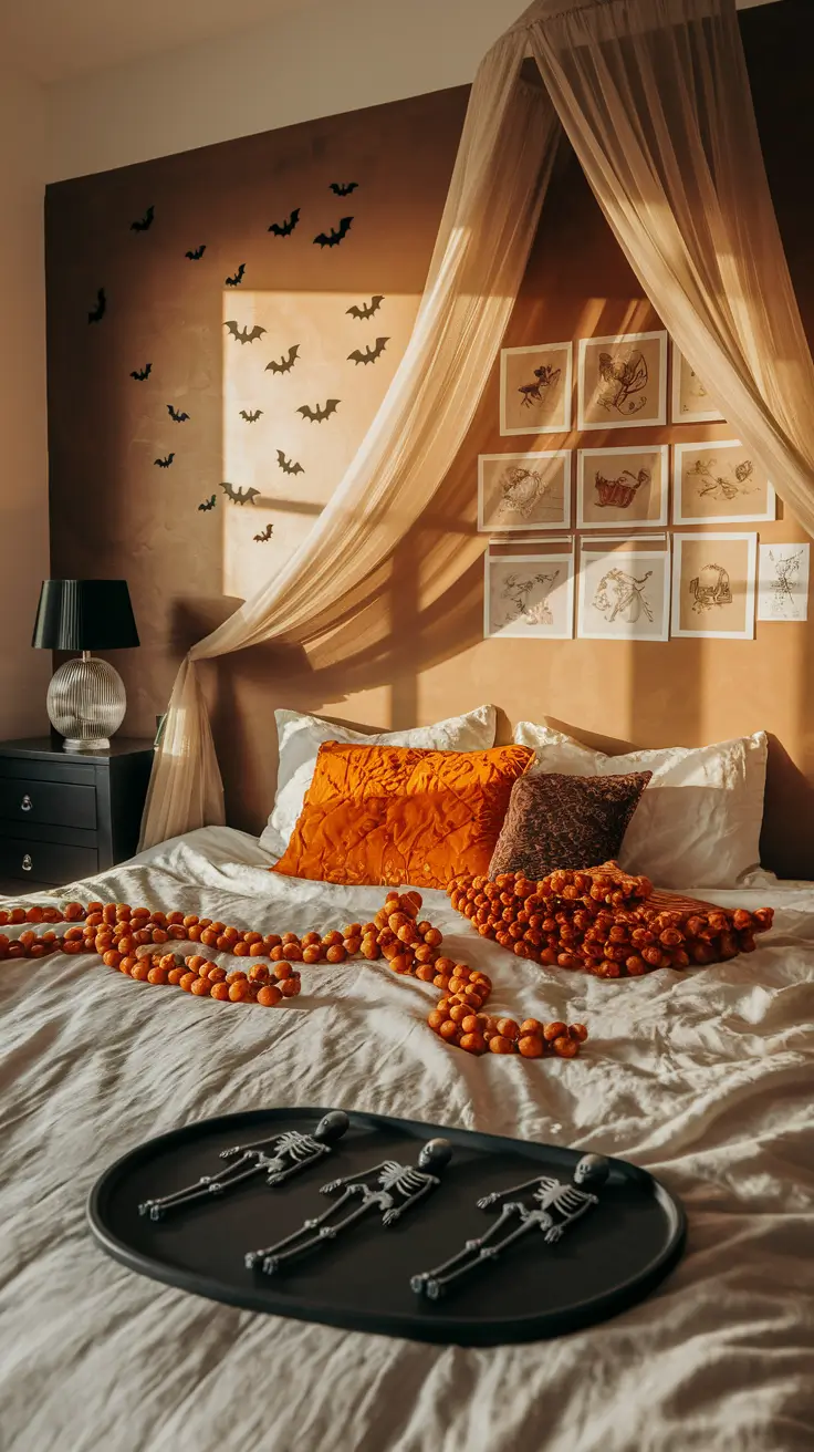 Halloween Bedroom Decor 2025 - Cozy, Aesthetic, Spooky Ideas