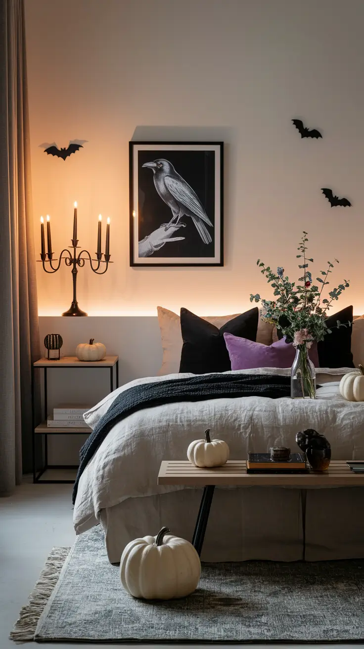 Halloween Bedroom Decor 2025 - Cozy, Aesthetic, Spooky Ideas