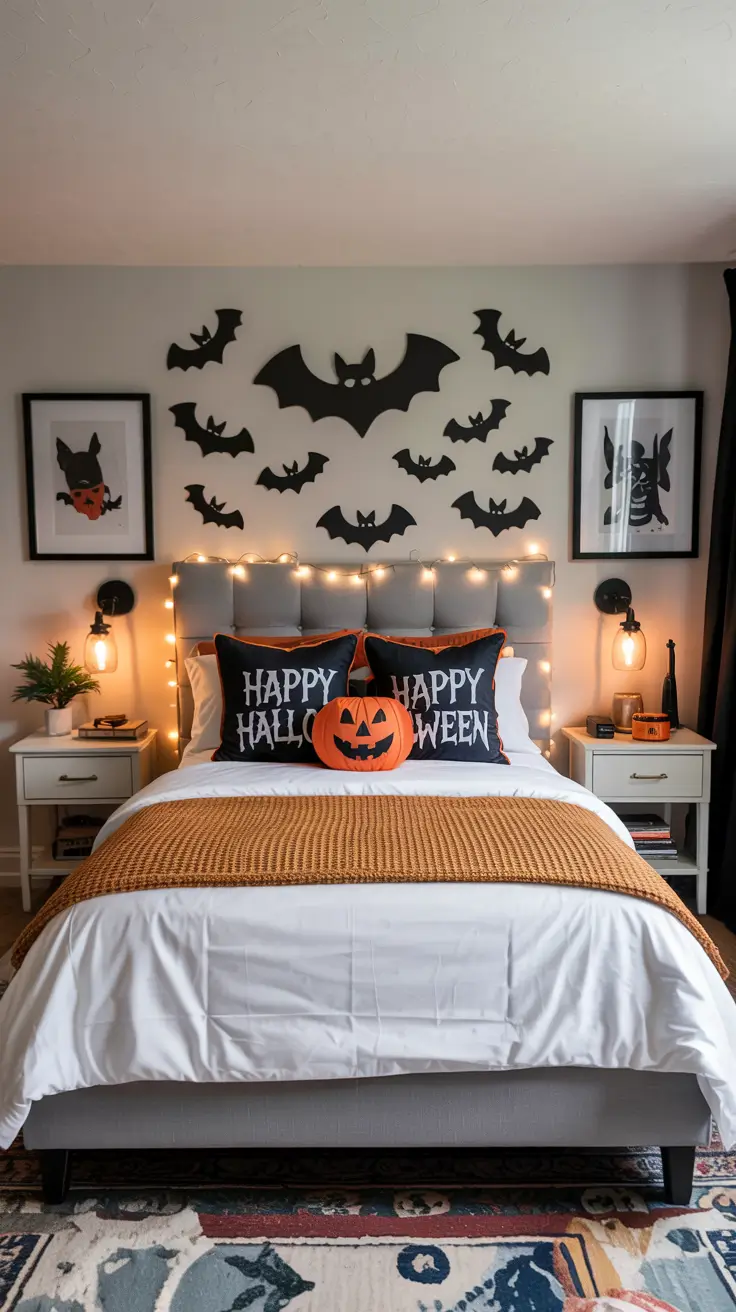 Halloween Bedroom Decor 2025 - Cozy, Aesthetic, Spooky Ideas