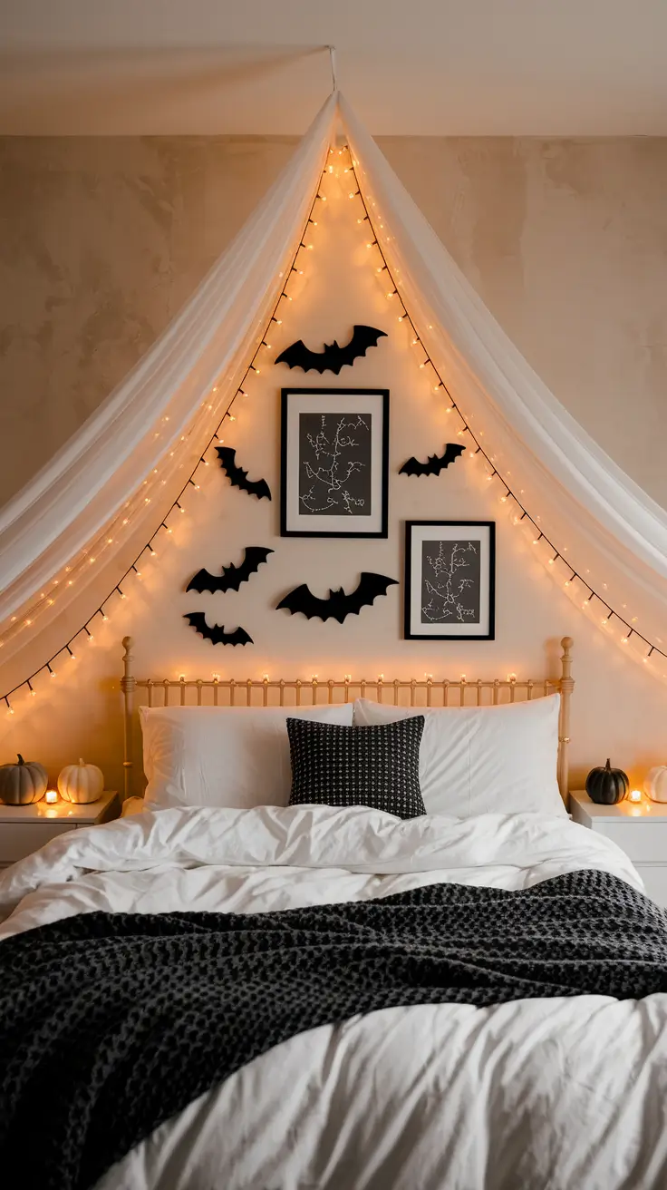 Halloween Bedroom Decor 2025 - Cozy, Aesthetic, Spooky Ideas
