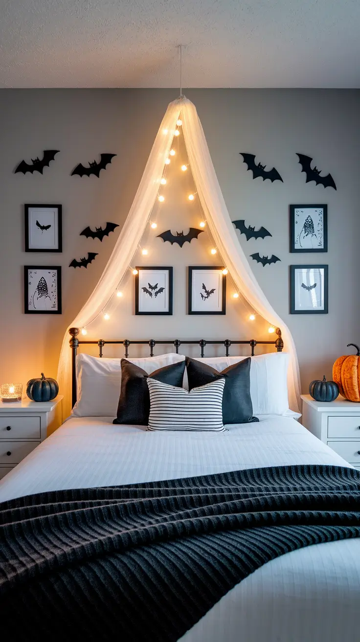 Halloween Bedroom Decor 2025 - Cozy, Aesthetic, Spooky Ideas
