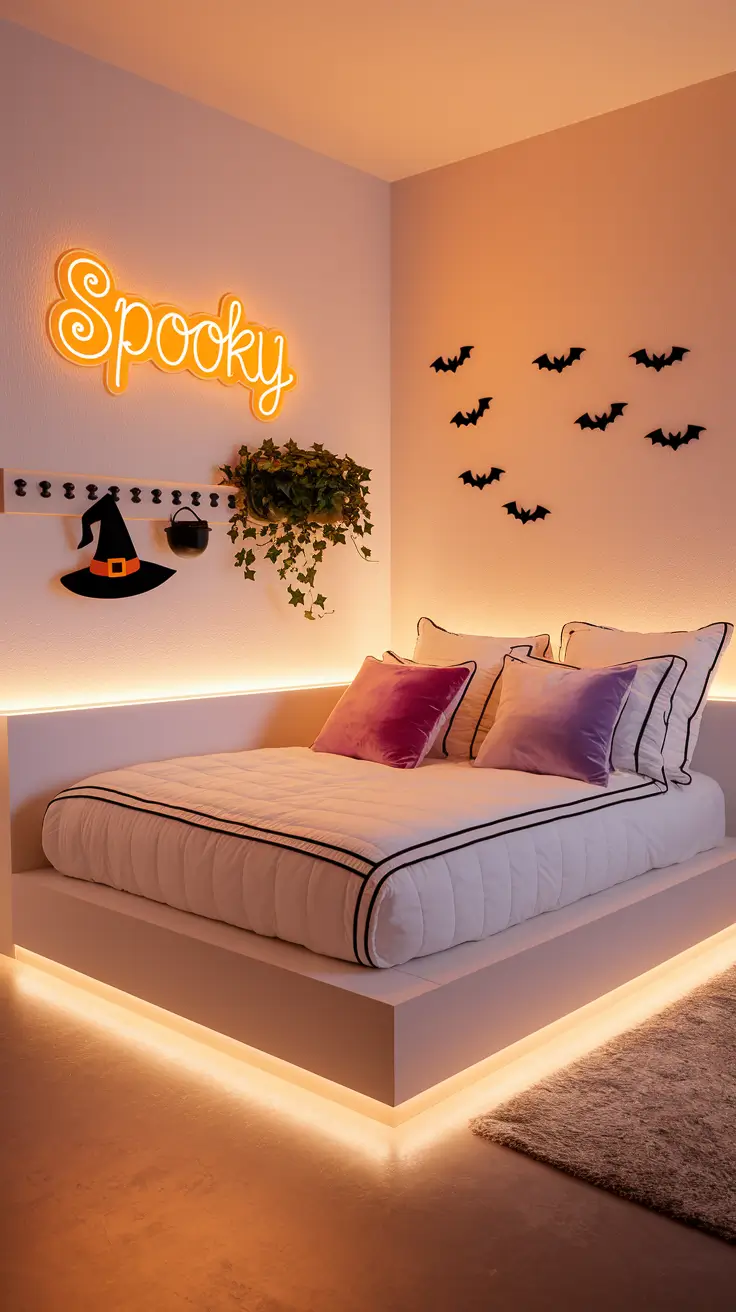 Halloween Bedroom Decor 2025 - Cozy, Aesthetic, Spooky Ideas