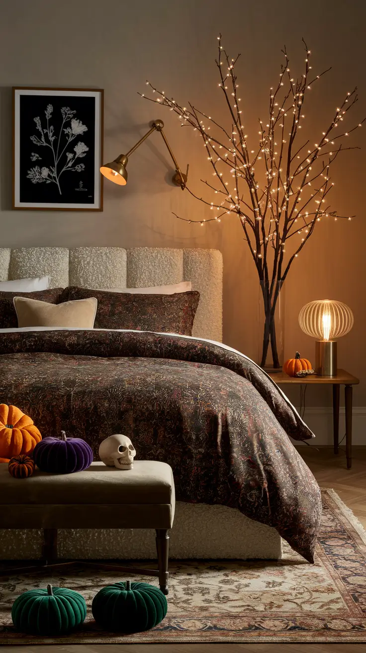 Halloween Bedroom Decor 2025 - Cozy, Aesthetic, Spooky Ideas