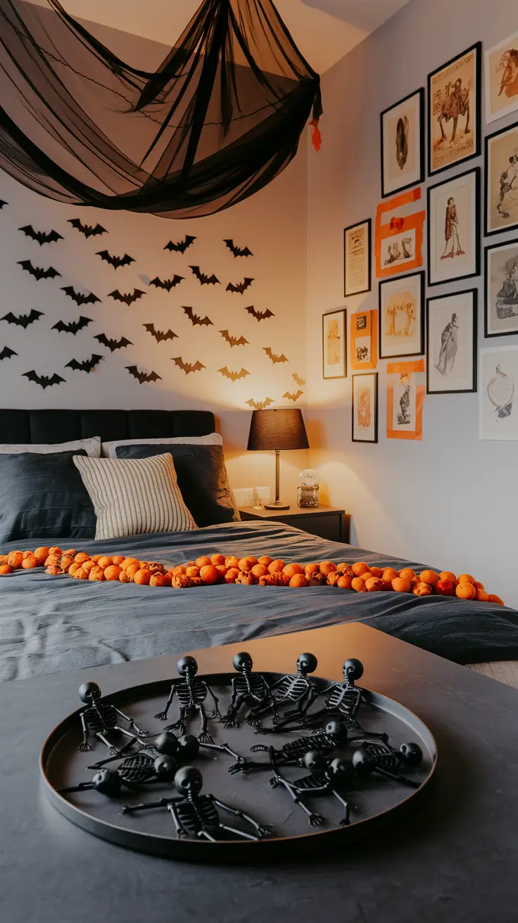 Halloween Bedroom Decor 2025 - Cozy, Aesthetic, Spooky Ideas