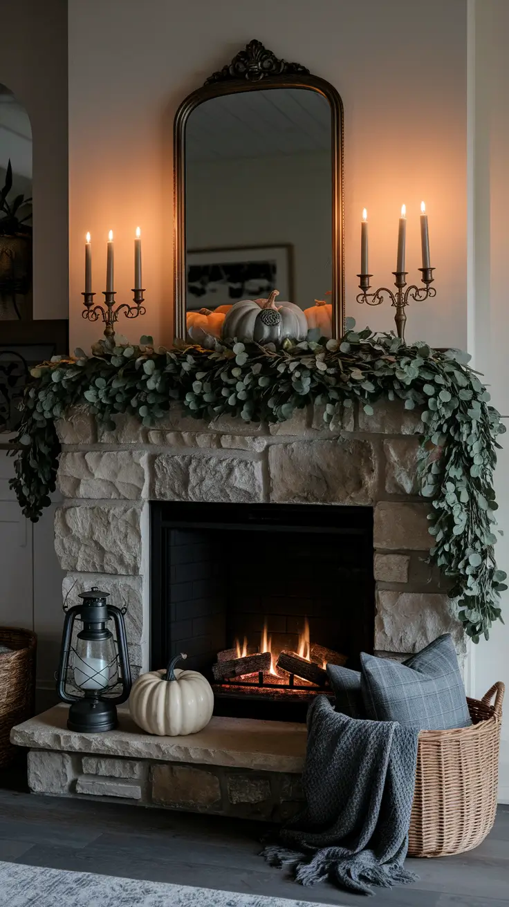 Halloween Mantle Ideas 2025: Classy, Spooky & Modern Fireplace Decor