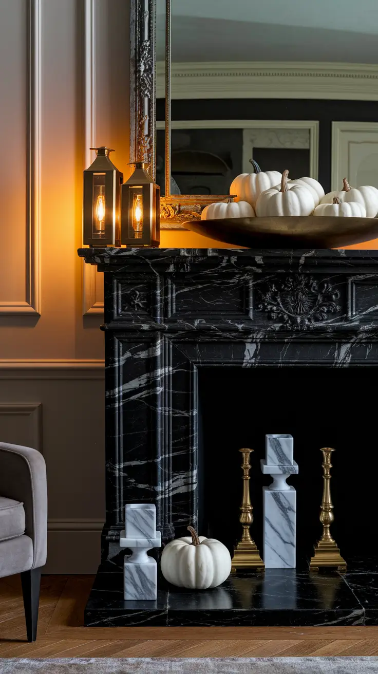 Halloween Mantle Ideas 2025: Classy, Spooky & Modern Fireplace Decor