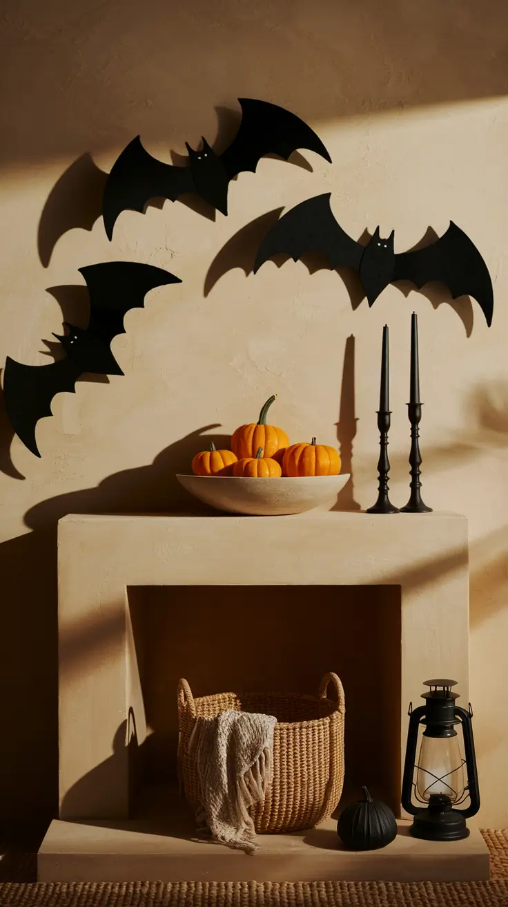 Halloween Mantle Ideas 2025: Classy, Spooky & Modern Fireplace Decor
