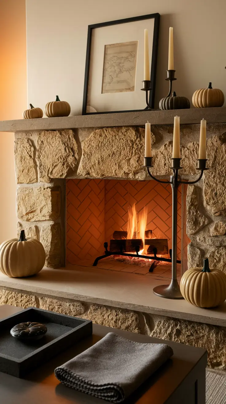 Halloween Mantle Ideas 2025: Classy, Spooky & Modern Fireplace Decor