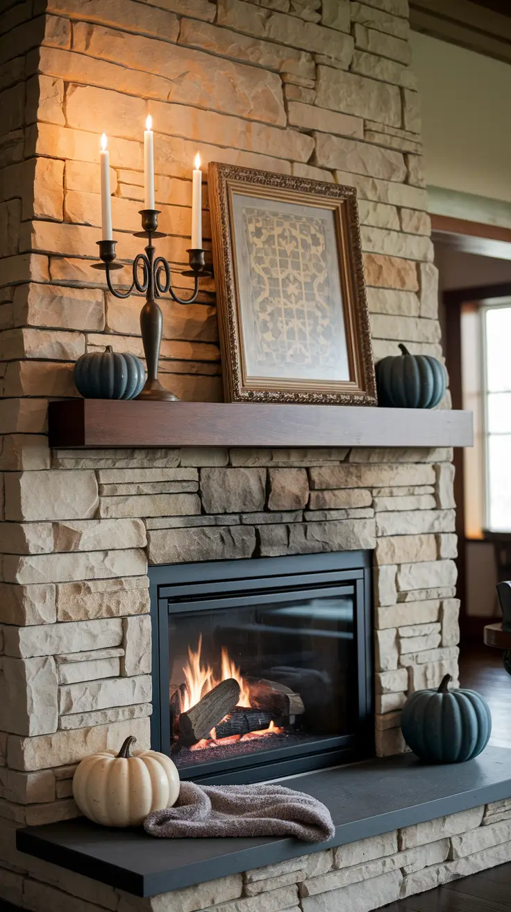 Halloween Mantle Ideas 2025: Classy, Spooky & Modern Fireplace Decor