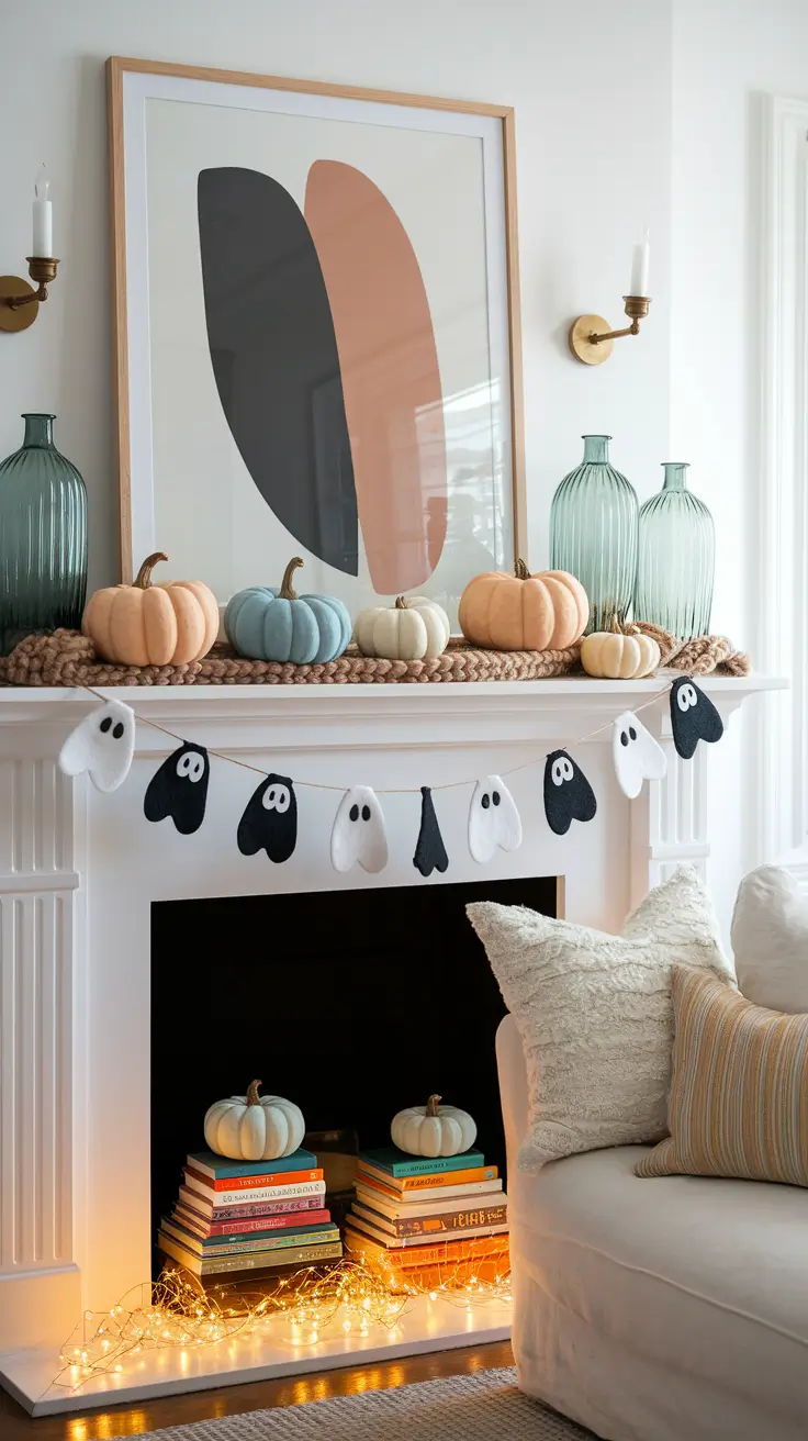 Halloween Mantle Ideas 2025: Classy, Spooky & Modern Fireplace Decor