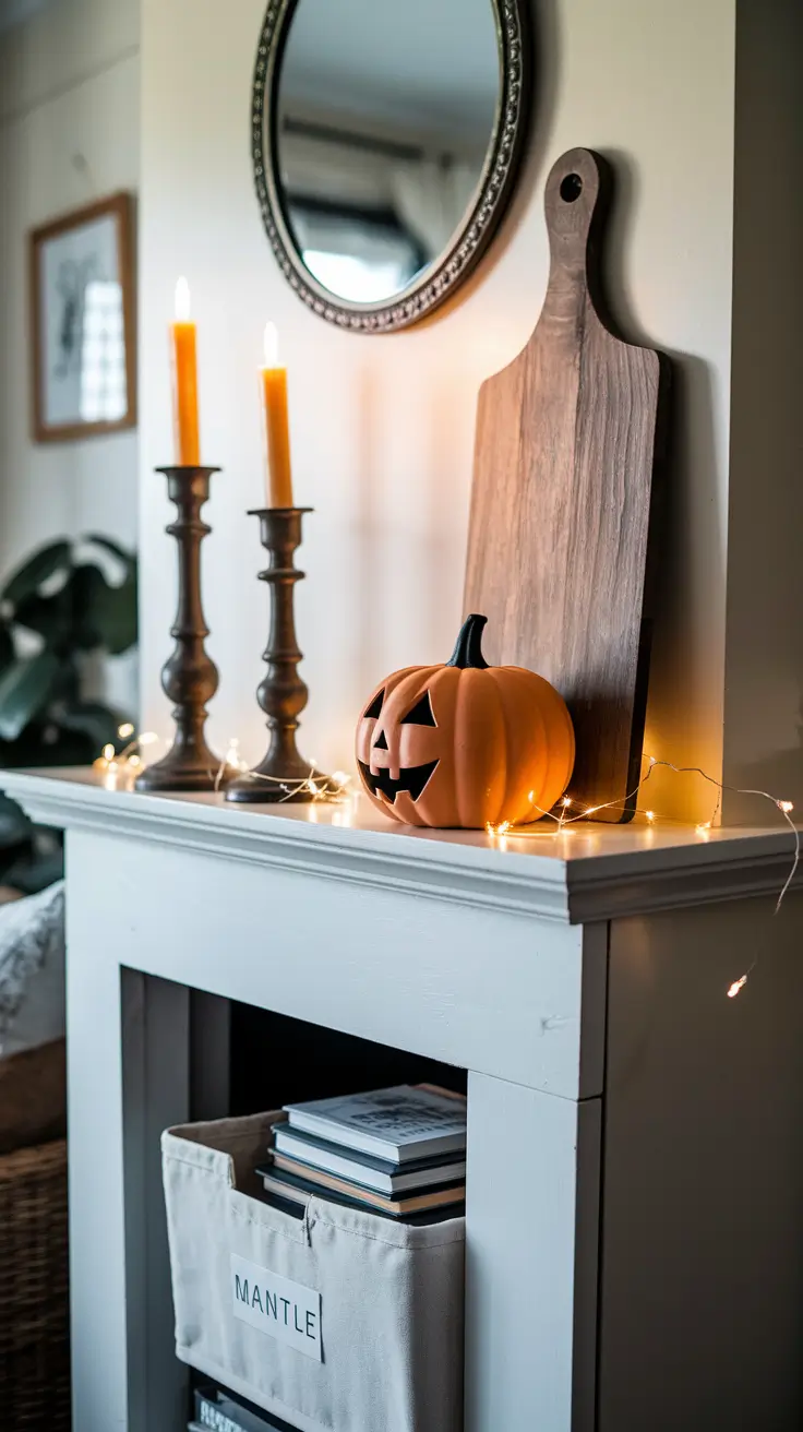 Halloween Mantle Ideas 2025: Classy, Spooky & Modern Fireplace Decor
