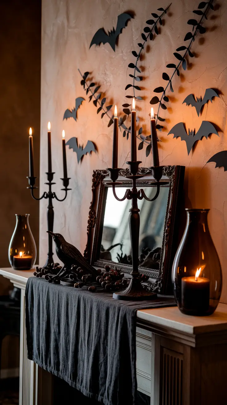 Halloween Mantle Ideas 2025: Classy, Spooky & Modern Fireplace Decor