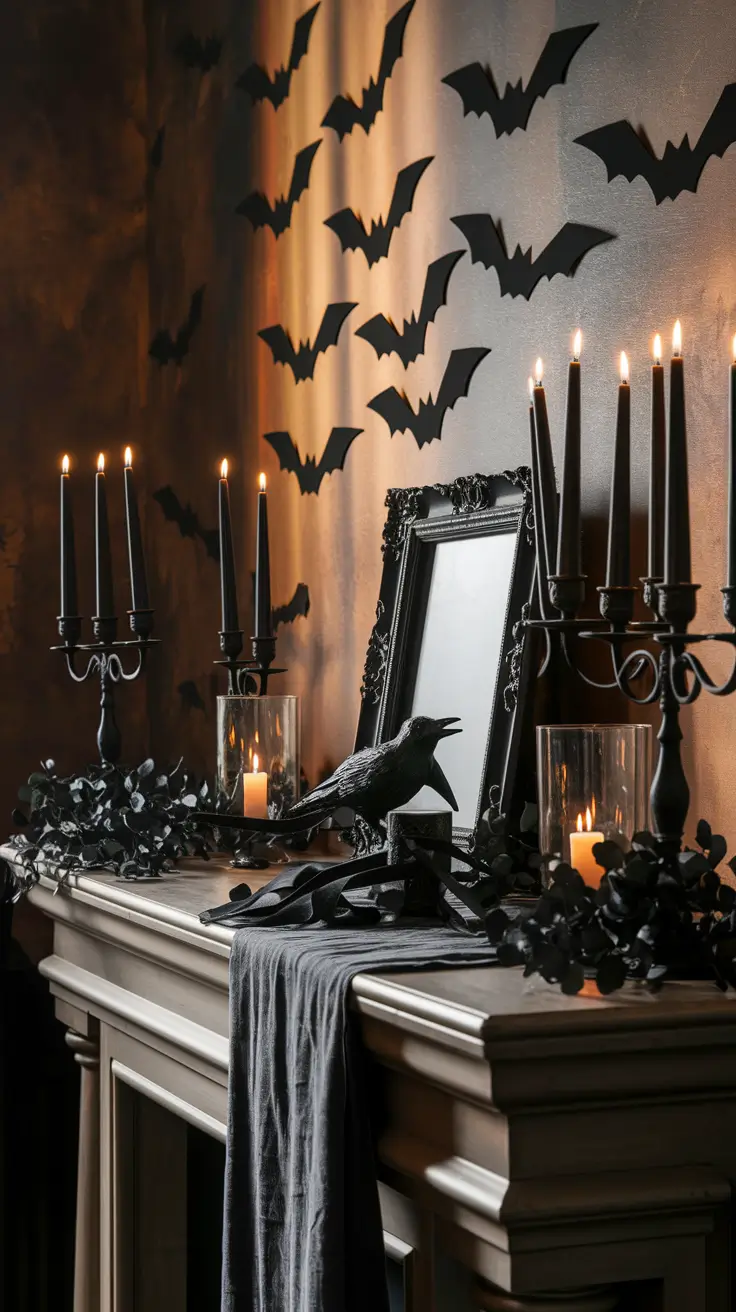 Halloween Mantle Ideas 2025: Classy, Spooky & Modern Fireplace Decor
