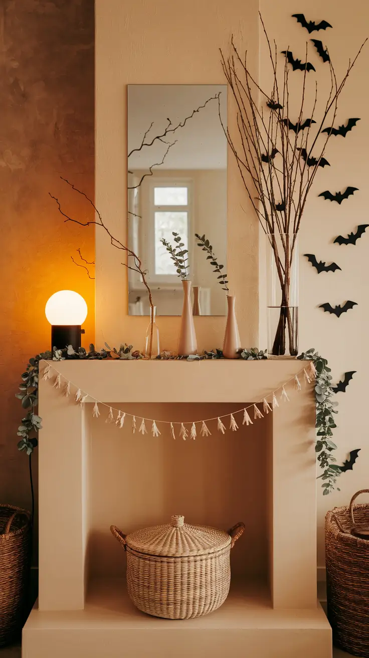 Halloween Mantle Ideas 2025: Classy, Spooky & Modern Fireplace Decor