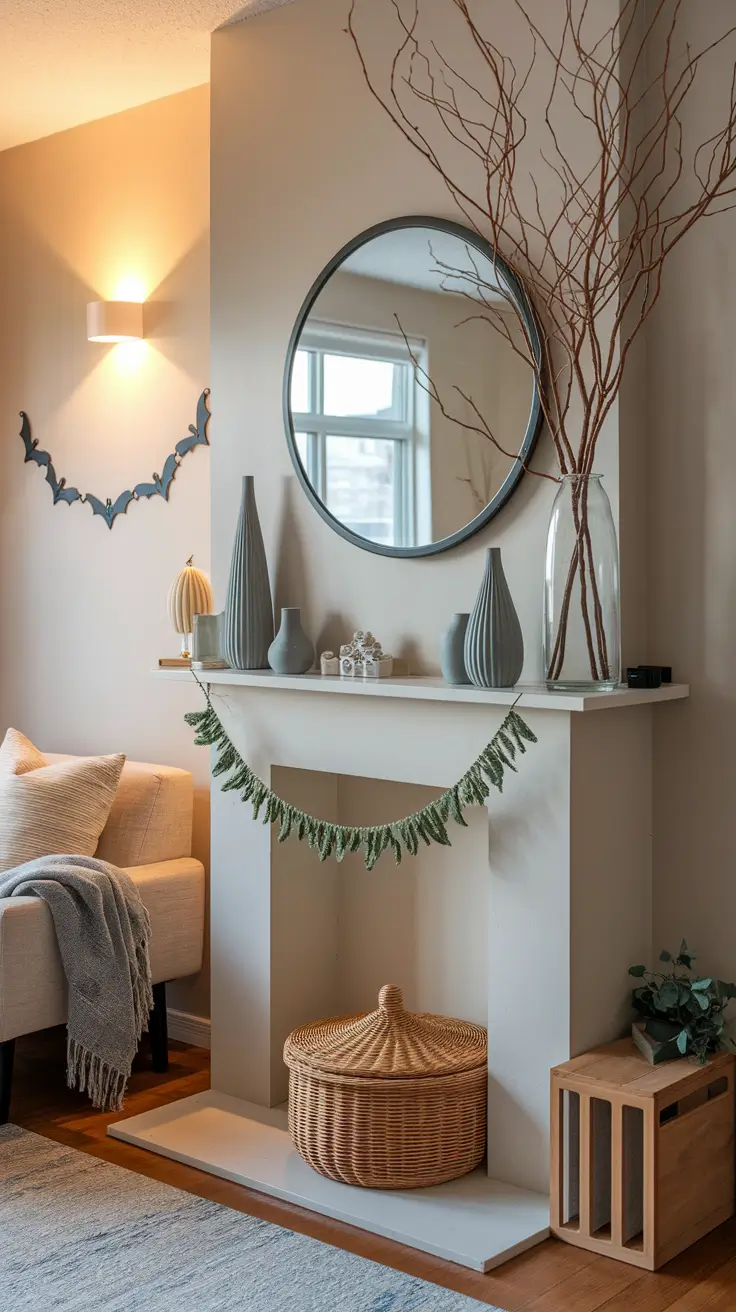 Halloween Mantle Ideas 2025: Classy, Spooky & Modern Fireplace Decor