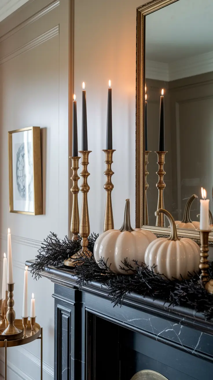 Halloween Mantle Ideas 2025: Classy, Spooky & Modern Fireplace Decor