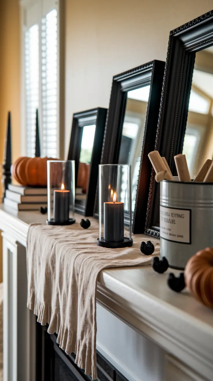 Halloween Mantle Ideas 2025: Classy, Spooky & Modern Fireplace Decor