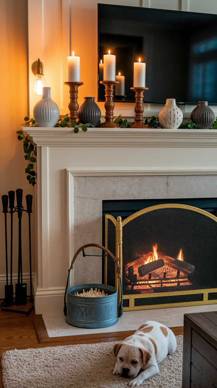 Halloween Mantle Ideas 2025: Classy, Spooky & Modern Fireplace Decor