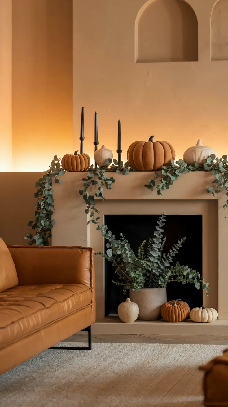 Halloween Mantle Ideas 2025: Classy, Spooky & Modern Fireplace Decor