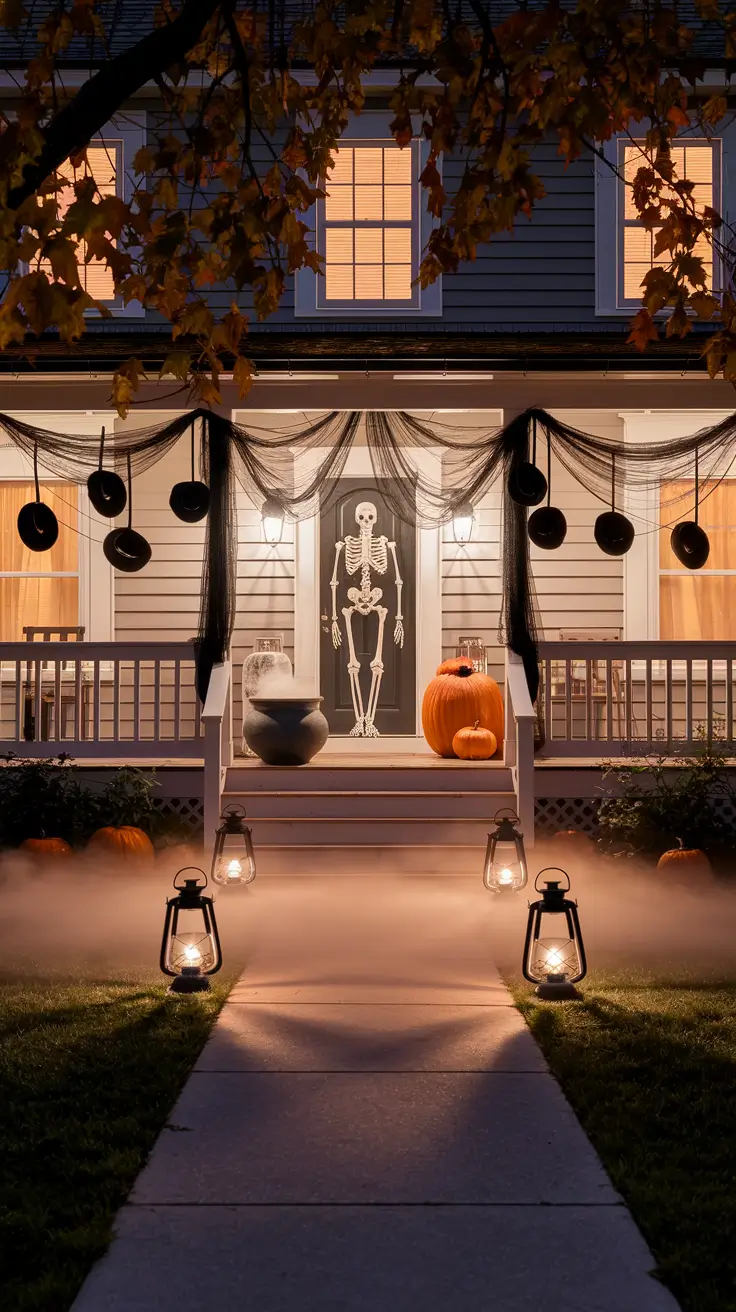 New Halloween Porch Decor Inspo 2025: Spooky & Elegant Ideas