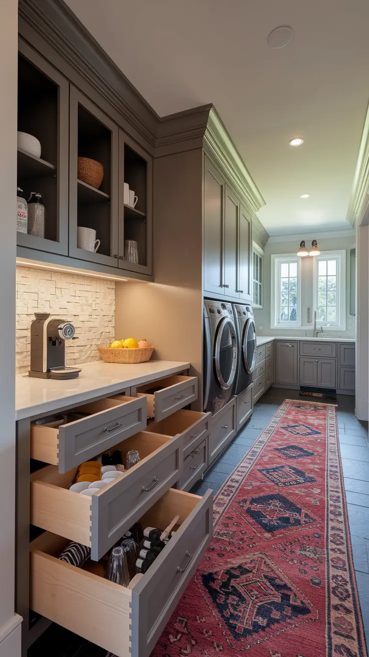 Pantry in Laundry Room Ideas 2026: Smart Combo Layouts, Shelving & Storage