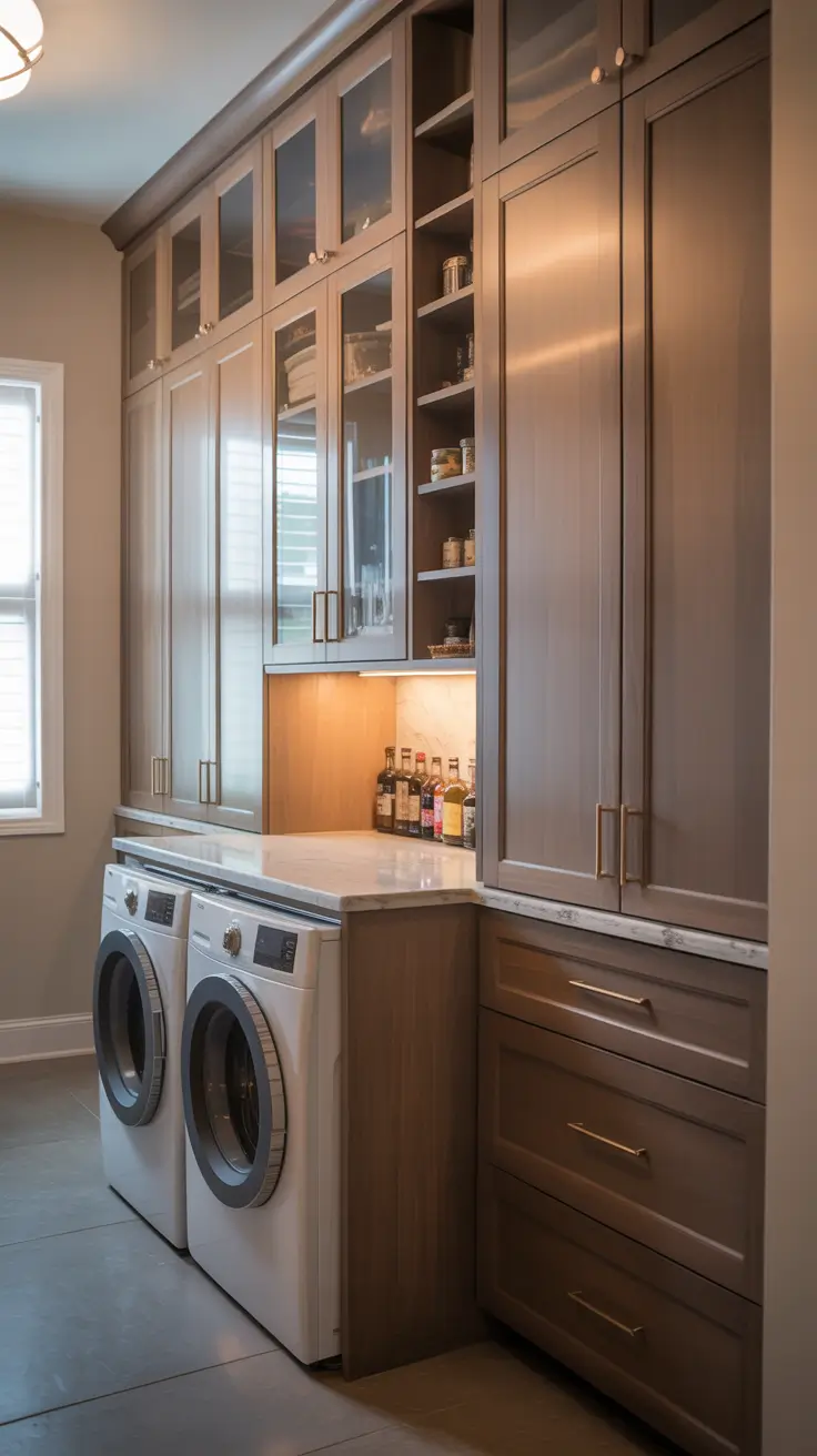 Pantry in Laundry Room Ideas 2026: Smart Combo Layouts, Shelving & Storage