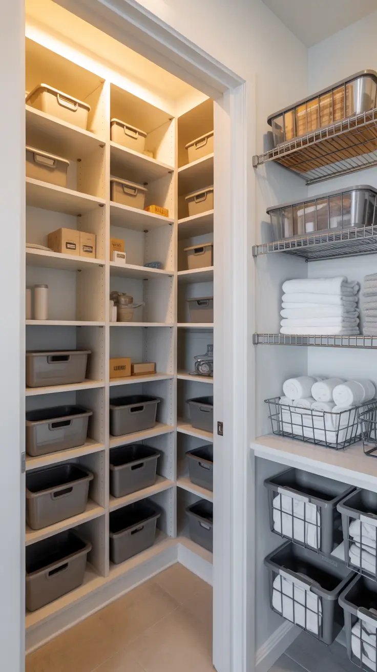 Pantry in Laundry Room Ideas 2026: Smart Combo Layouts, Shelving & Storage