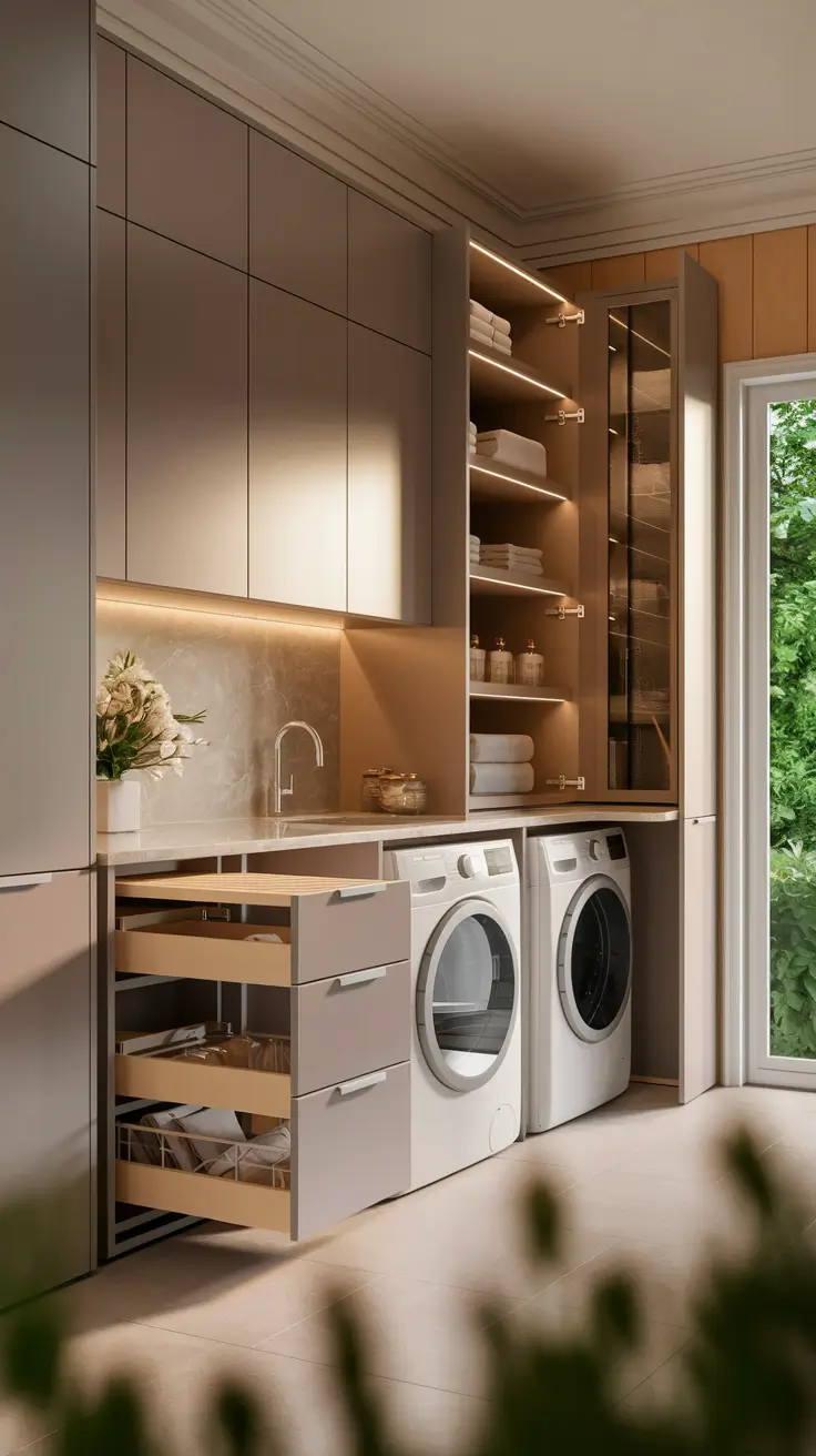 Pantry in Laundry Room Ideas 2026: Smart Combo Layouts, Shelving & Storage