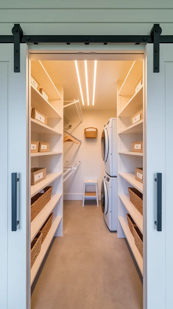 Pantry in Laundry Room Ideas 2026: Smart Combo Layouts, Shelving & Storage