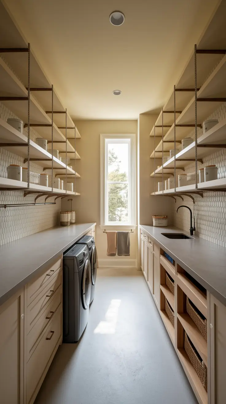 Pantry in Laundry Room Ideas 2026: Smart Combo Layouts, Shelving & Storage