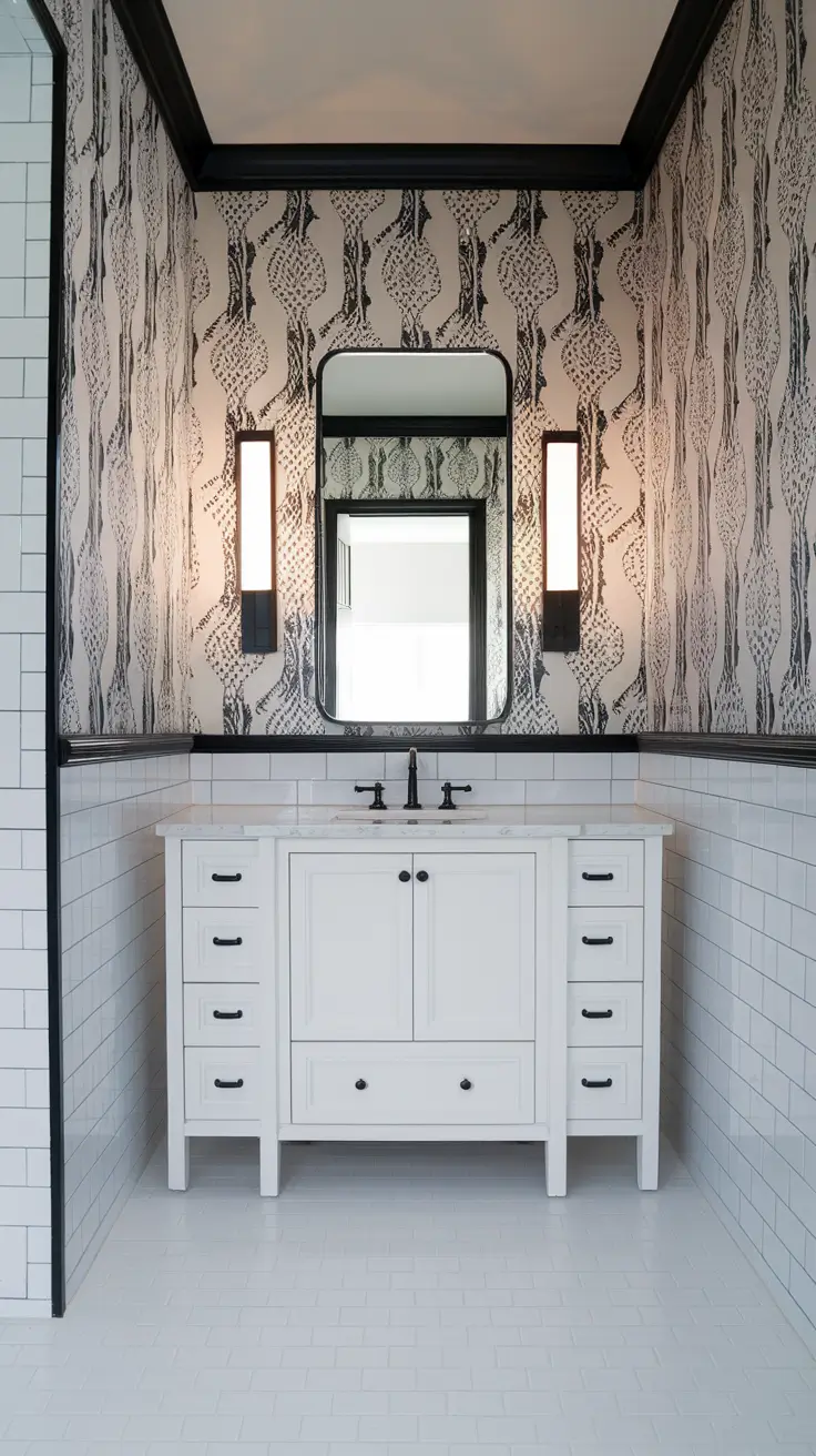 Black and White Bathroom Ideas 2026 – Modern & Timeless Inspiration