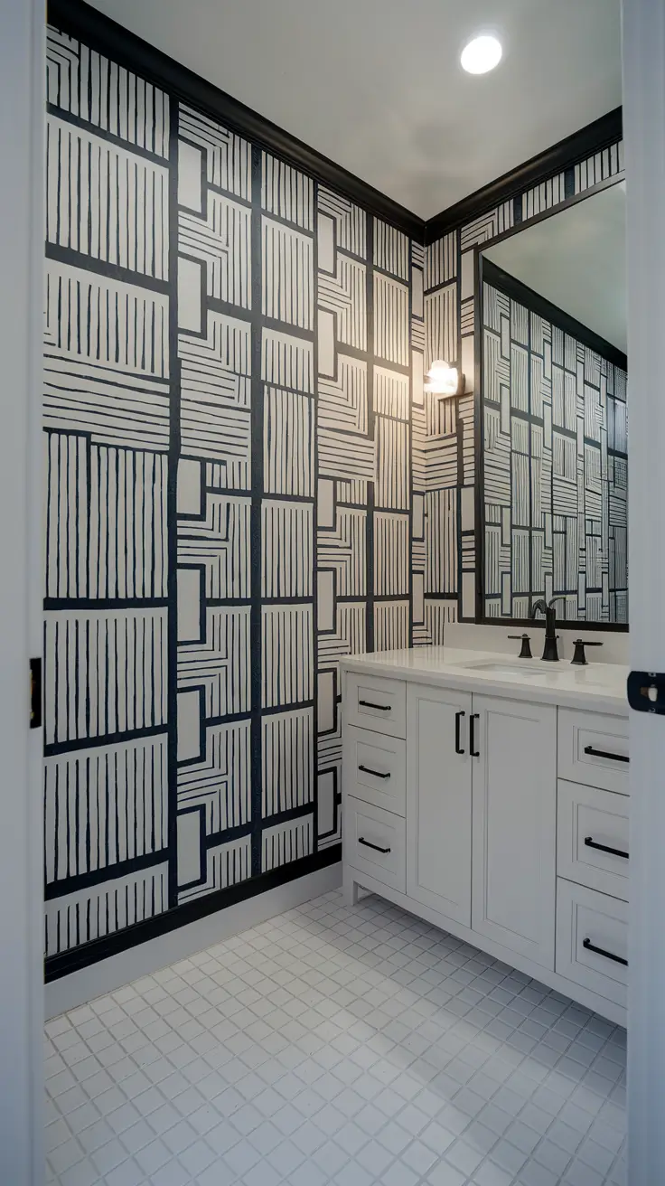 Black and White Bathroom Ideas 2026 – Modern & Timeless Inspiration
