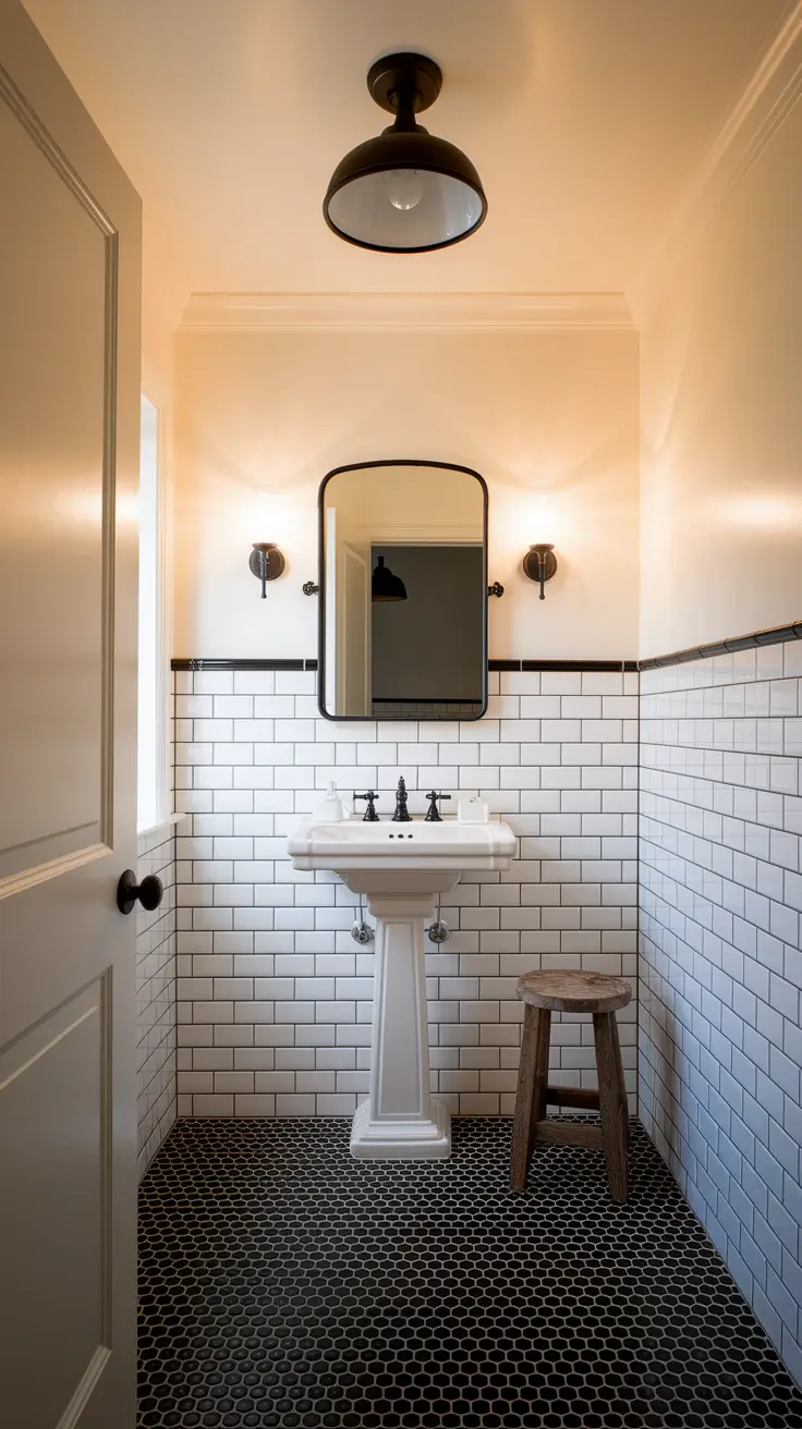 Black and White Bathroom Ideas 2026 – Modern & Timeless Inspiration