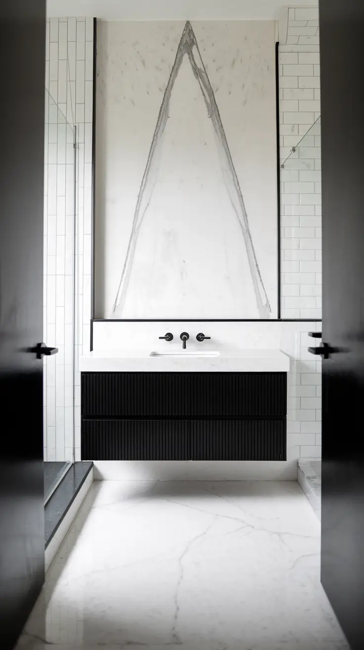 Black and White Bathroom Ideas 2026 – Modern & Timeless Inspiration