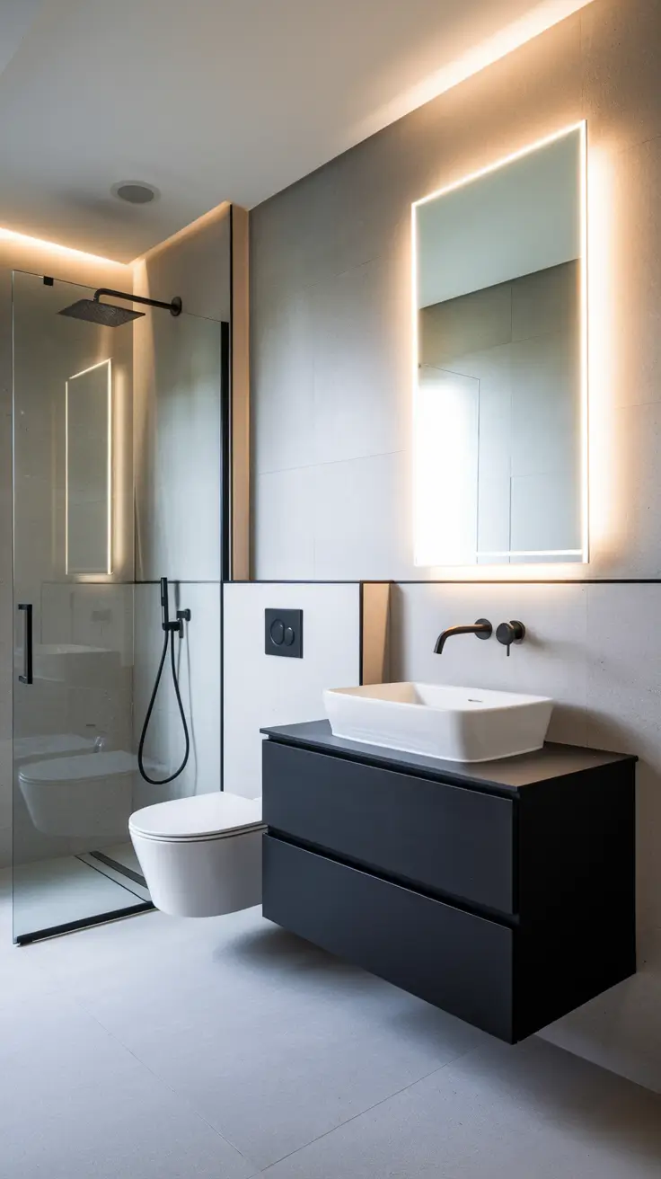 Black and White Bathroom Ideas 2026 – Modern & Timeless Inspiration
