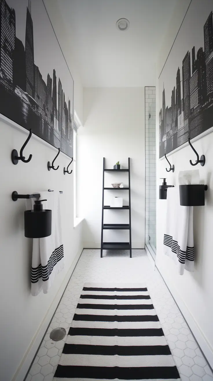Black and White Bathroom Ideas 2026 – Modern & Timeless Inspiration