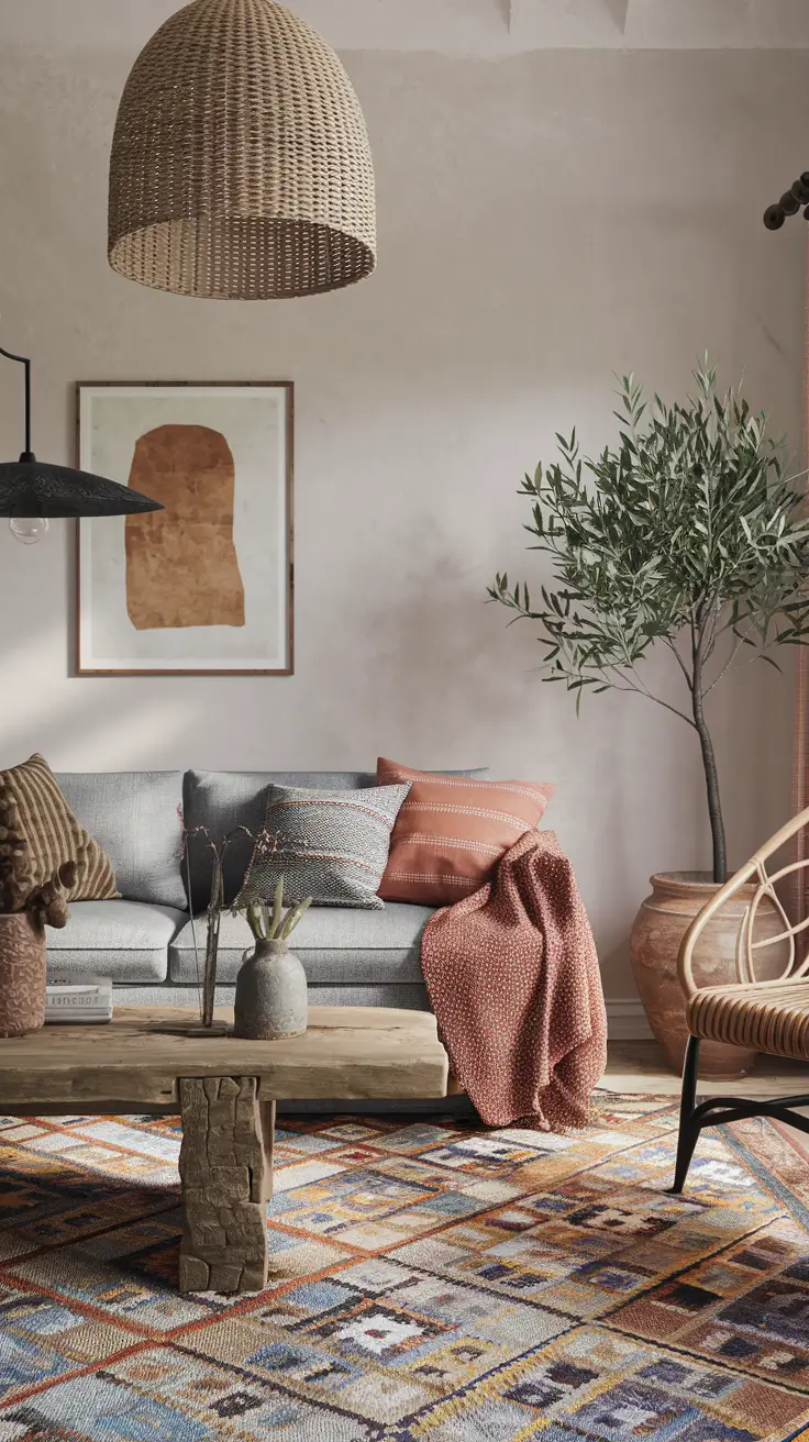 Boho Living Room Ideas 2026: Modern, Earthy & Cozy Inspiration