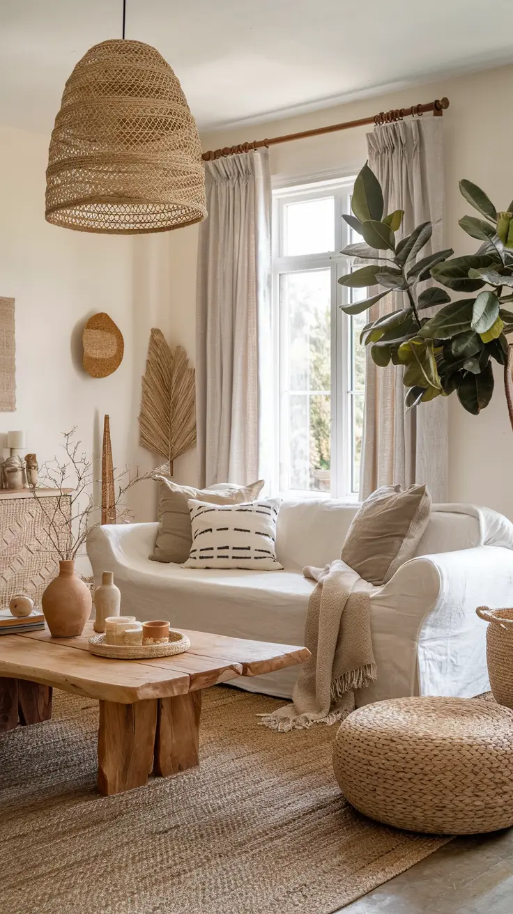 Boho Living Room Ideas 2026: Modern, Earthy & Cozy Inspiration