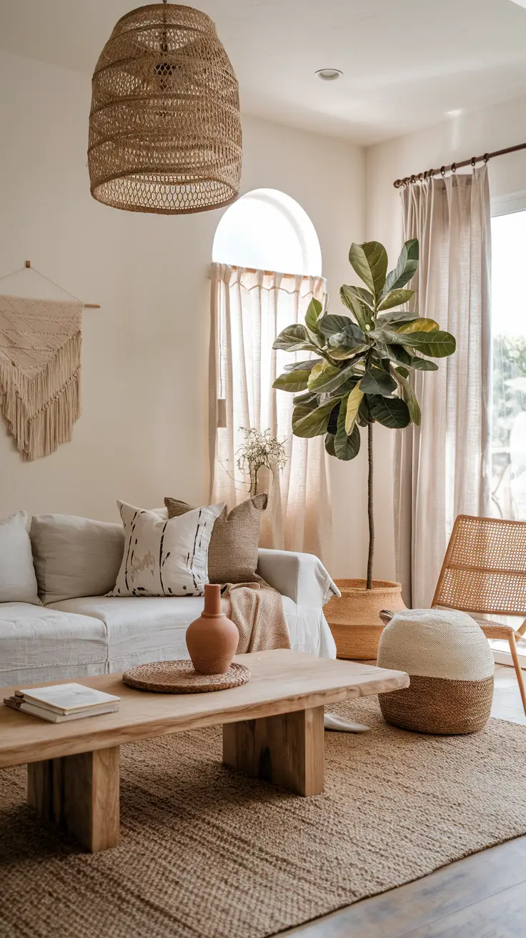 Boho Living Room Ideas 2026: Modern, Earthy & Cozy Inspiration