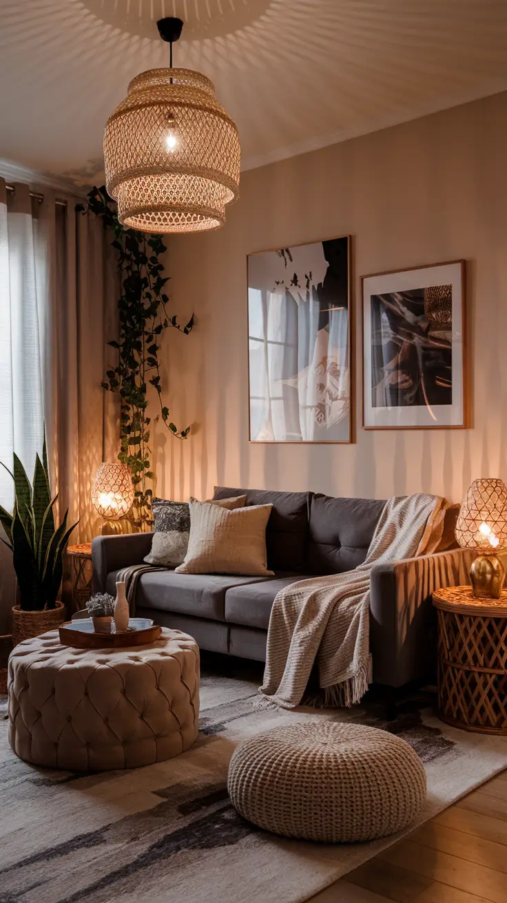 Boho Living Room Ideas 2026: Modern, Earthy & Cozy Inspiration