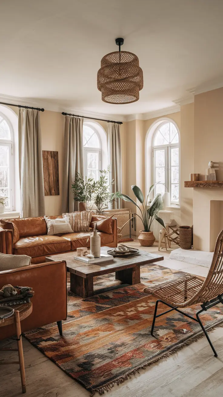 Boho Living Room Ideas 2026: Modern, Earthy & Cozy Inspiration