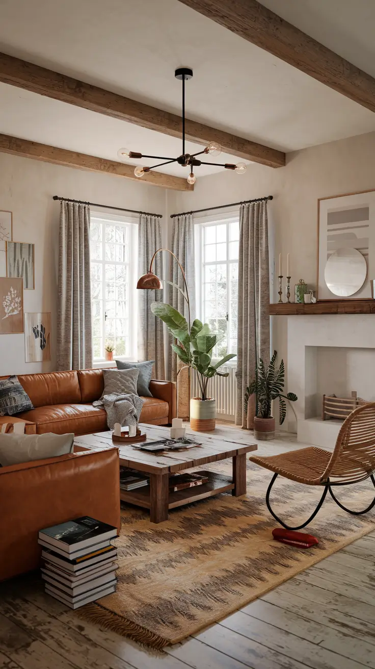Boho Living Room Ideas 2026: Modern, Earthy & Cozy Inspiration