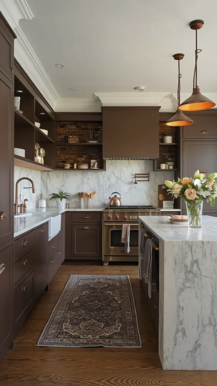 Brown Kitchen Ideas 2026: Modern, Rustic & Stylish Decor Inspiration