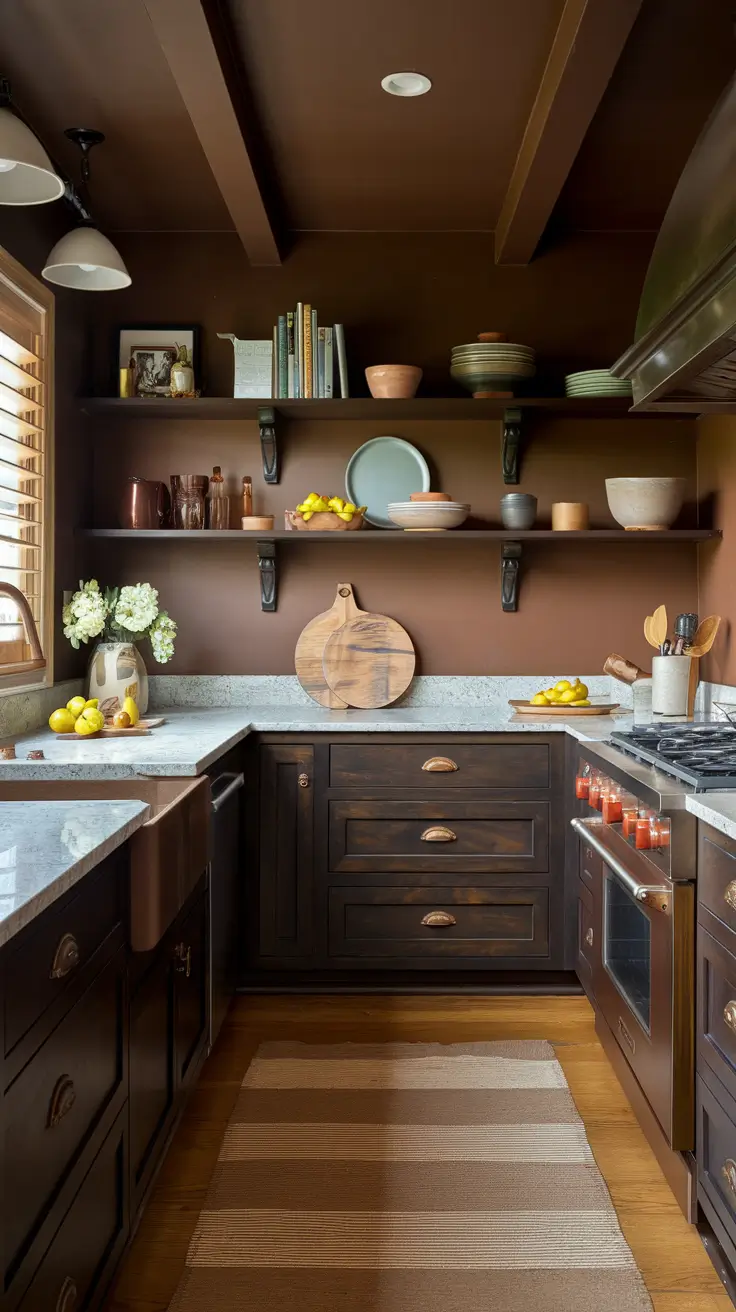 Brown Kitchen Ideas 2026: Modern, Rustic & Stylish Decor Inspiration