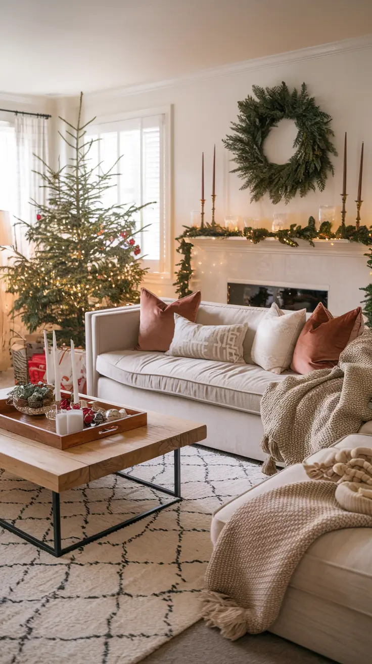 Christmas Decor Ideas for Living Room 2026: Cozy, Elegant & DIY Inspiration