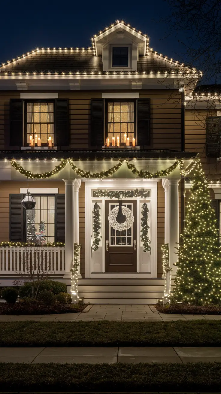 Christmas Lights on House Exterior Ideas 2025 for a Magical Holiday Look