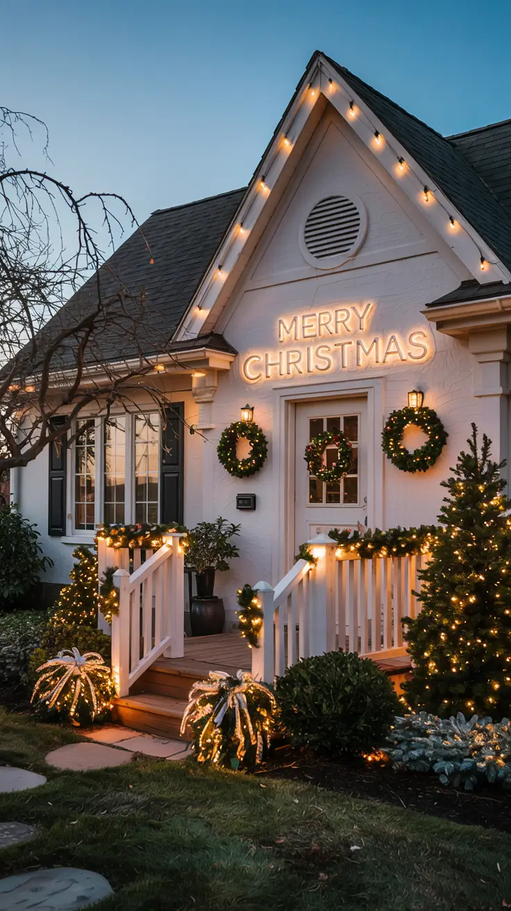 Christmas Lights on House Exterior Ideas 2025 for a Magical Holiday Look